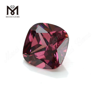 도매 고품질 6mm 쿠션 컷 rhodolite cz 느슨한 보석