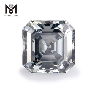 10*10mm Asscher 컷 moissanite 다이아몬드 도매 가격 합성 moissanite